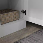 HOMCOM Armoire de rangement moderne de 180 cm avec étagères pour chambre à coucher, salon ou couloir