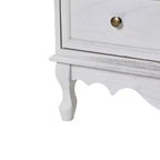 Commode d'appoint traditionnelle Galatea 32'' en bois massif à 3 tiroirs avec station de charge | HULALA HOME
