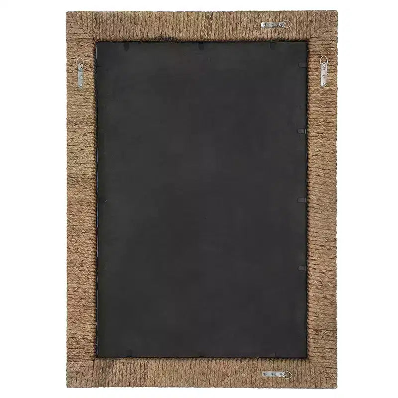 Miroir mural en paille naturelle Uttermost Island 75 x 105 cm
