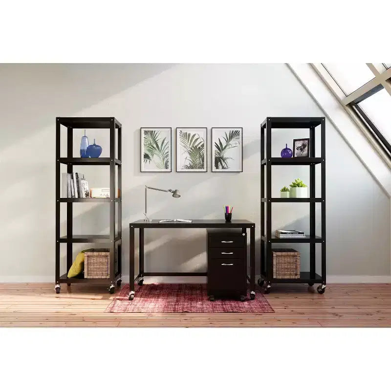 Space Solutions 72 Étagère métallique décorative à 5 niveaux