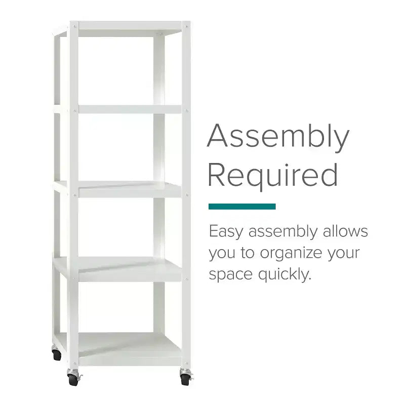 Space Solutions 72 Étagère métallique décorative à 5 niveaux