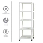 Space Solutions 72 Étagère métallique décorative à 5 niveaux