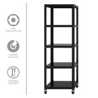 Space Solutions 72 Étagère métallique décorative à 5 niveaux