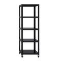 Space Solutions 72 5 Shelf Steel Decorative Bookshelf