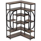 Tribesigns L-Shaped 7-Shelf Corner Bookcase