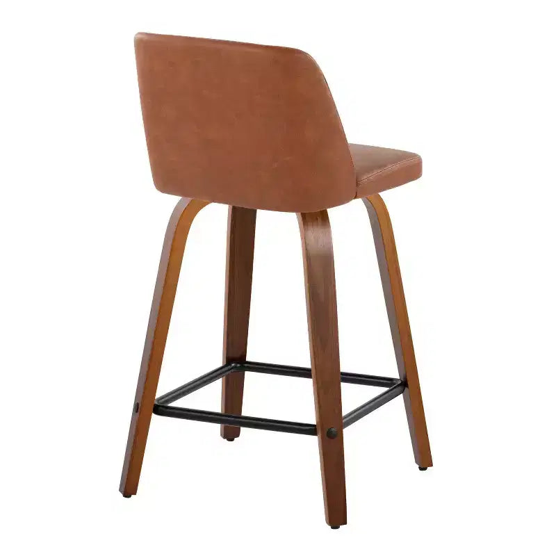Lot de 2 tabourets de bar à hauteur de comptoir basse Toriano - LumiSource