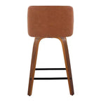 Lot de 2 tabourets de bar à hauteur de comptoir basse Toriano - LumiSource
