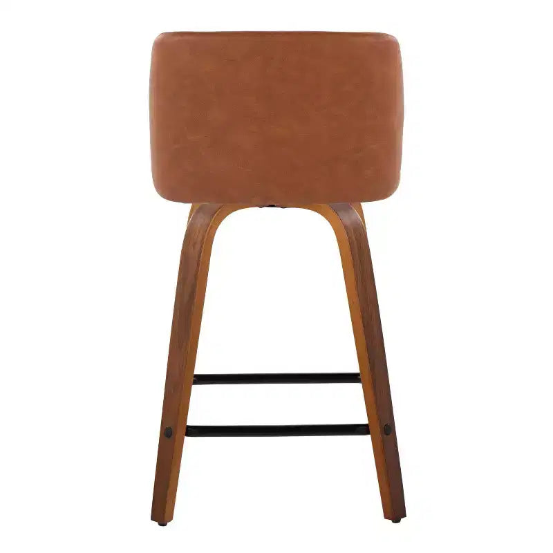Lot de 2 tabourets de bar à hauteur de comptoir basse Toriano - LumiSource