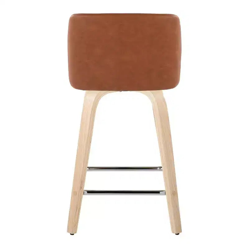 Lot de 2 tabourets de bar à hauteur de comptoir basse Toriano - LumiSource