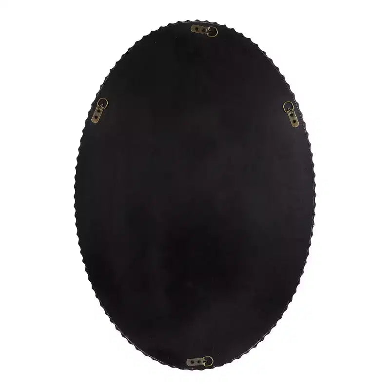 Miroir mural ovale cannelé Elmora 23x32 - Kate & Laurel All Things Decor