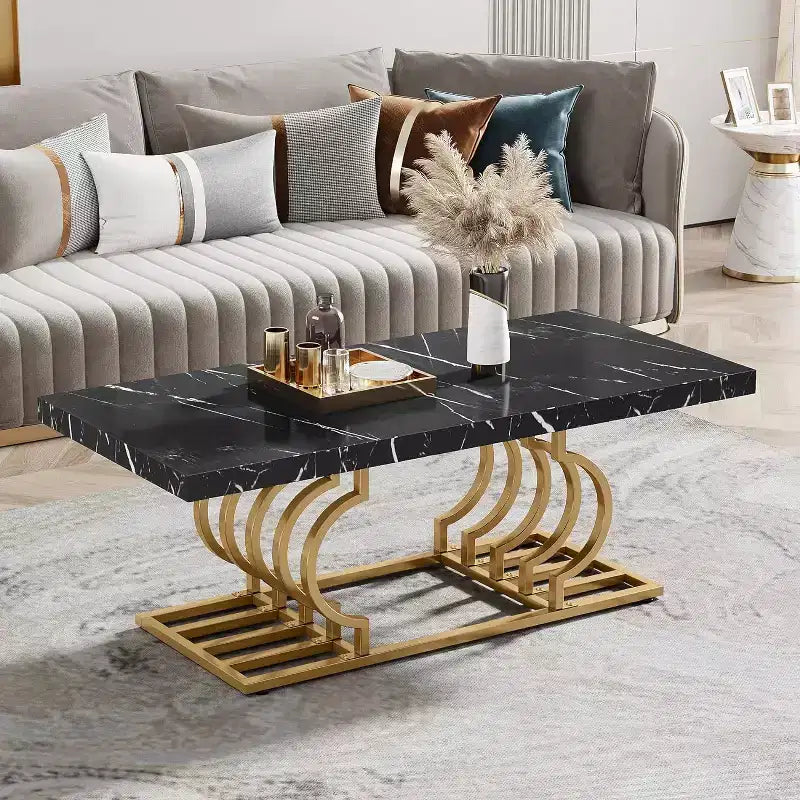Table basse rectangulaire moderne Tribesigns
