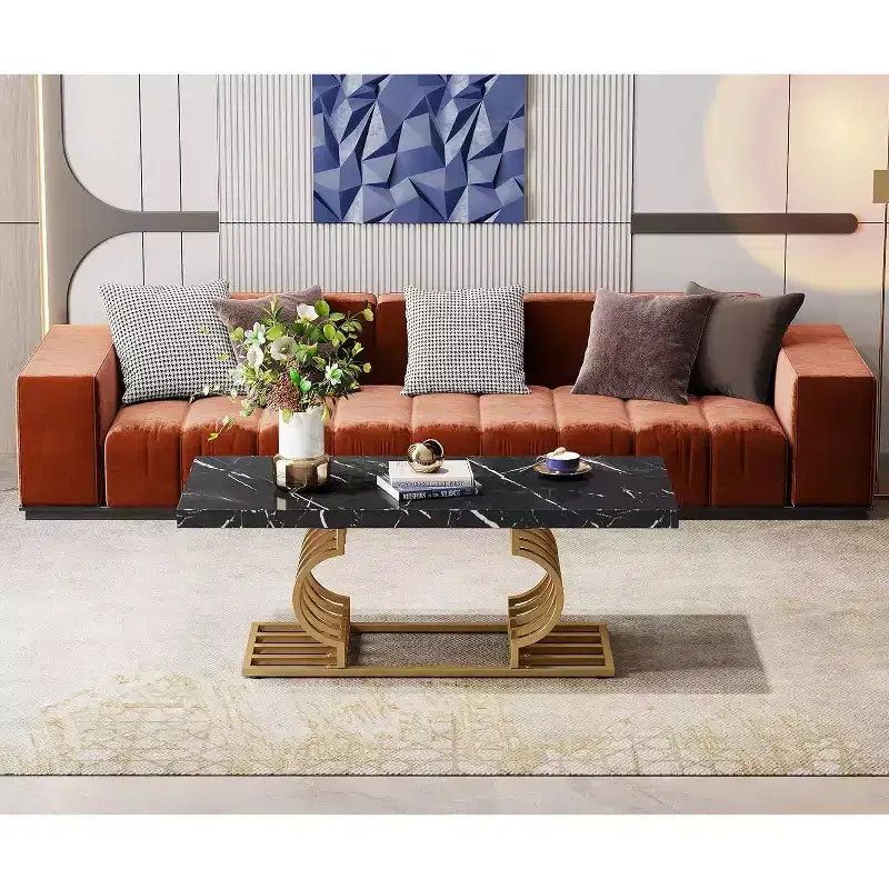 Table basse rectangulaire moderne Tribesigns