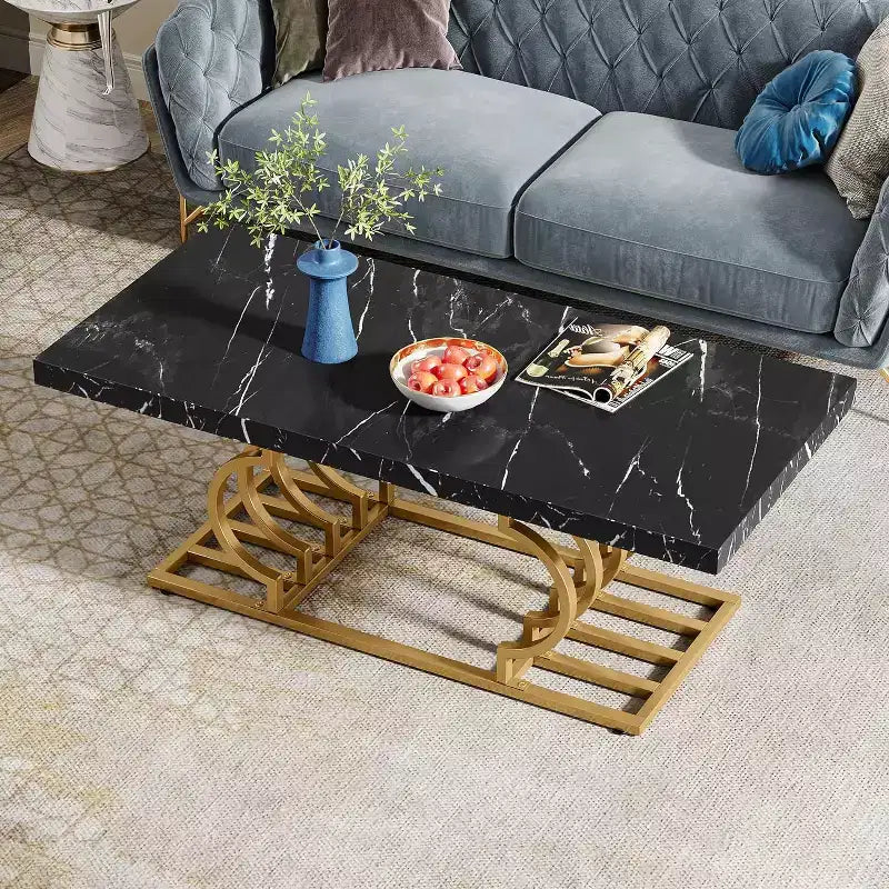 Table basse rectangulaire moderne Tribesigns