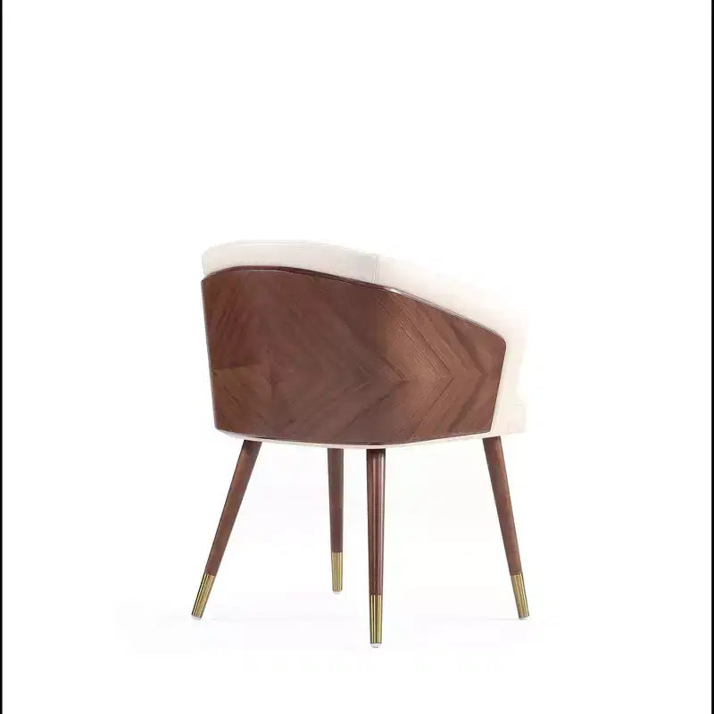 Lot de 2 chaises de salle à manger modernes Reeva en similicuir - Manhattan Comfort