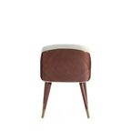 Lot de 2 chaises de salle à manger modernes Reeva en similicuir - Manhattan Comfort