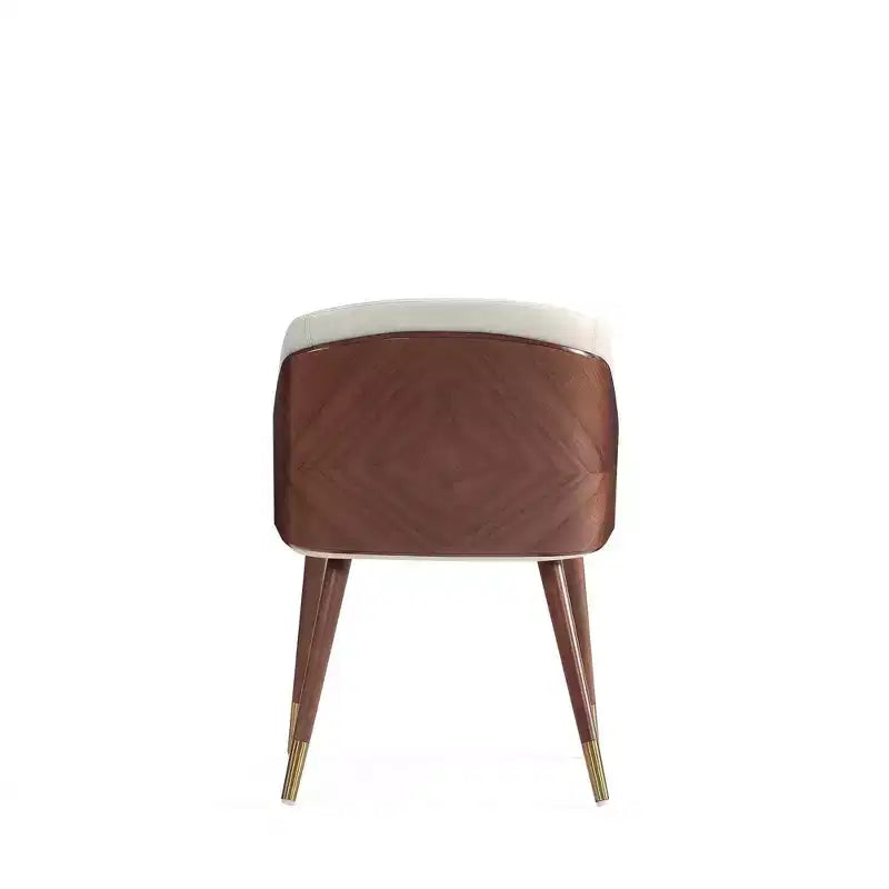 Lot de 2 chaises de salle à manger modernes Reeva en similicuir - Manhattan Comfort
