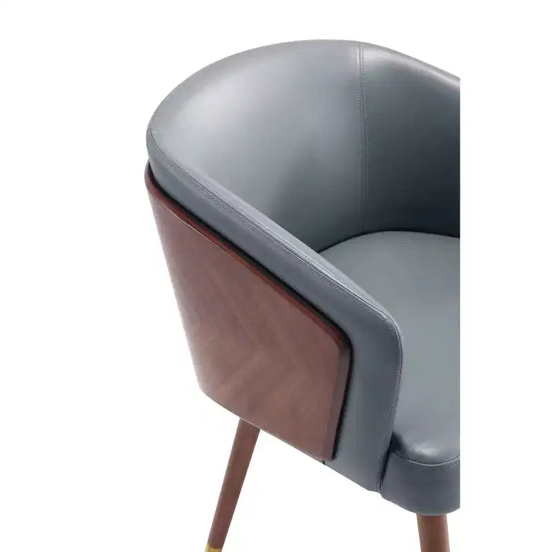 Lot de 2 chaises de salle à manger modernes Reeva en similicuir - Manhattan Comfort