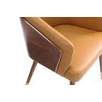 Lot de 2 chaises de salle à manger modernes Reeva en similicuir - Manhattan Comfort