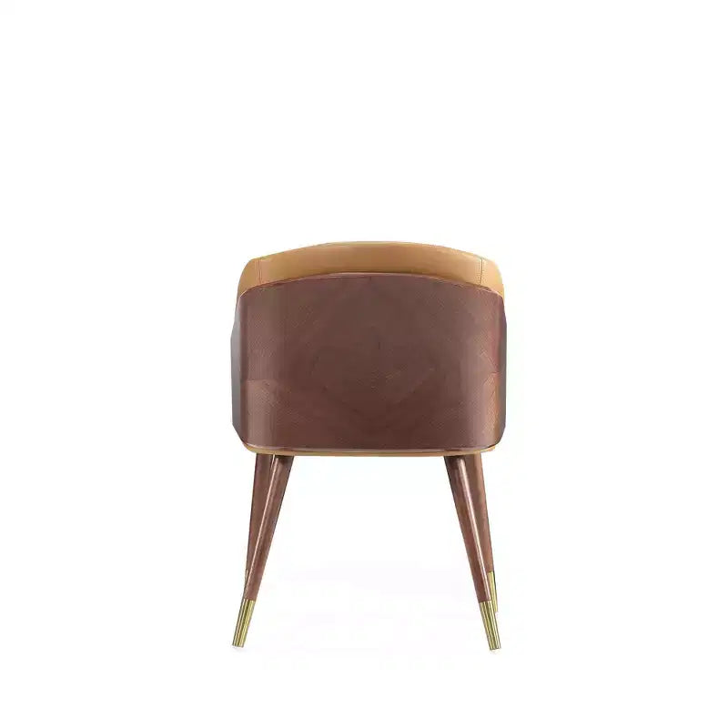 Lot de 2 chaises de salle à manger modernes Reeva en similicuir - Manhattan Comfort