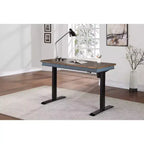 Bureau Martin Furniture assis/debout électrique réglable style « ferme »