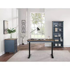 Bureau Martin Furniture assis/debout électrique réglable style « ferme »