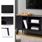 Meuble TV moderne Adam pour téléviseurs jusqu'à 65 pouces avec étagère réglable | Hulala Home