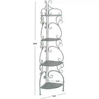 Étagère d'angle 4 niveaux Turuca - Intérieur/Extérieur - PAT5034 - Safavieh