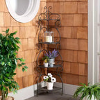Étagère d'angle 4 niveaux Turuca - Intérieur/Extérieur - PAT5034 - Safavieh