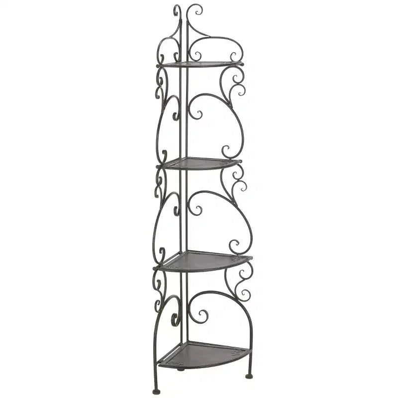 Étagère d'angle 4 niveaux Turuca - Intérieur/Extérieur - PAT5034 - Safavieh