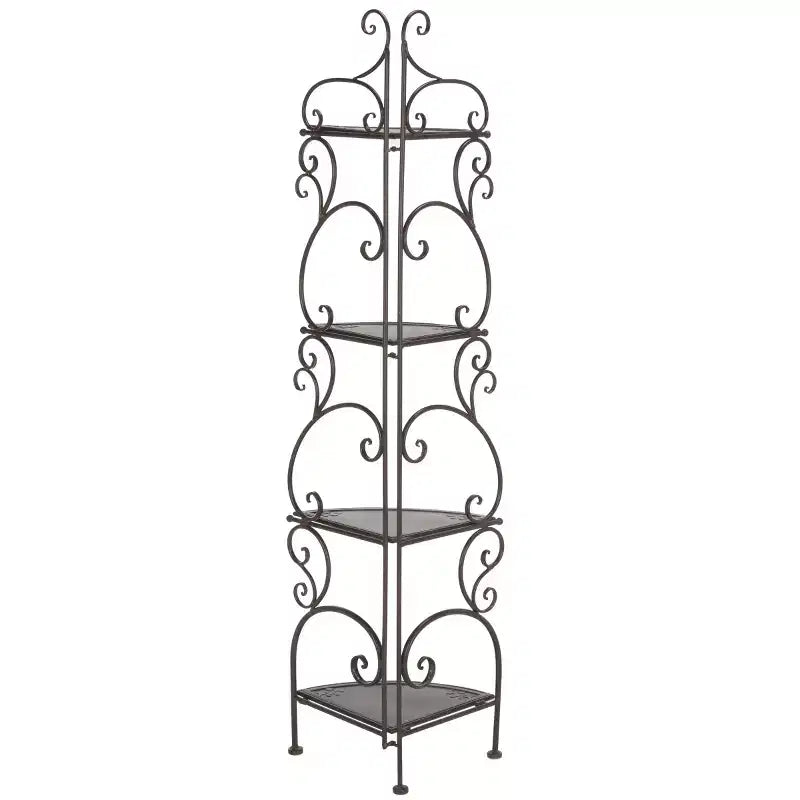 Étagère d'angle 4 niveaux Turuca - Intérieur/Extérieur - PAT5034 - Safavieh