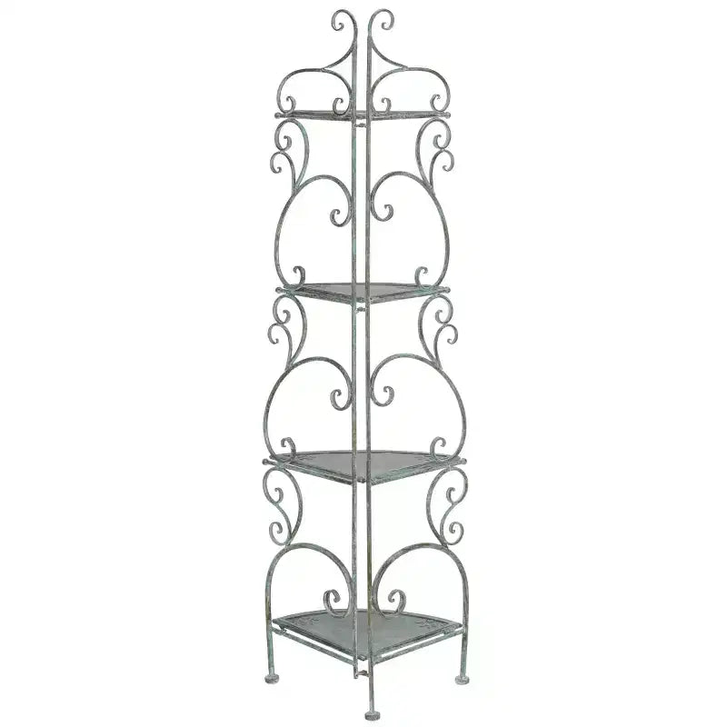 Étagère d'angle 4 niveaux Turuca - Intérieur/Extérieur - PAT5034 - Safavieh