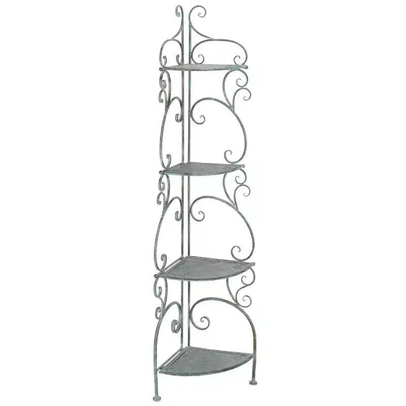 Étagère d'angle 4 niveaux Turuca - Intérieur/Extérieur - PAT5034 - Safavieh