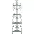 Turuca 4 Tier Corner Shelf - Indoor/Outdoor - PAT5034 - Safavieh