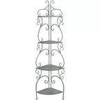 Turuca 4 Tier Corner Shelf - Indoor/Outdoor - PAT5034 - Safavieh