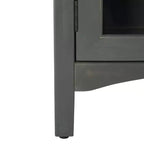 Table de chevet Ziva avec 1 tiroir et armoire en verre - AMH6630 - Safavieh Couture