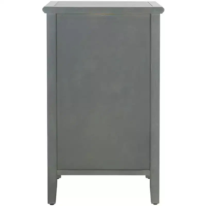 Table de chevet Ziva avec 1 tiroir et armoire en verre - AMH6630 - Safavieh Couture