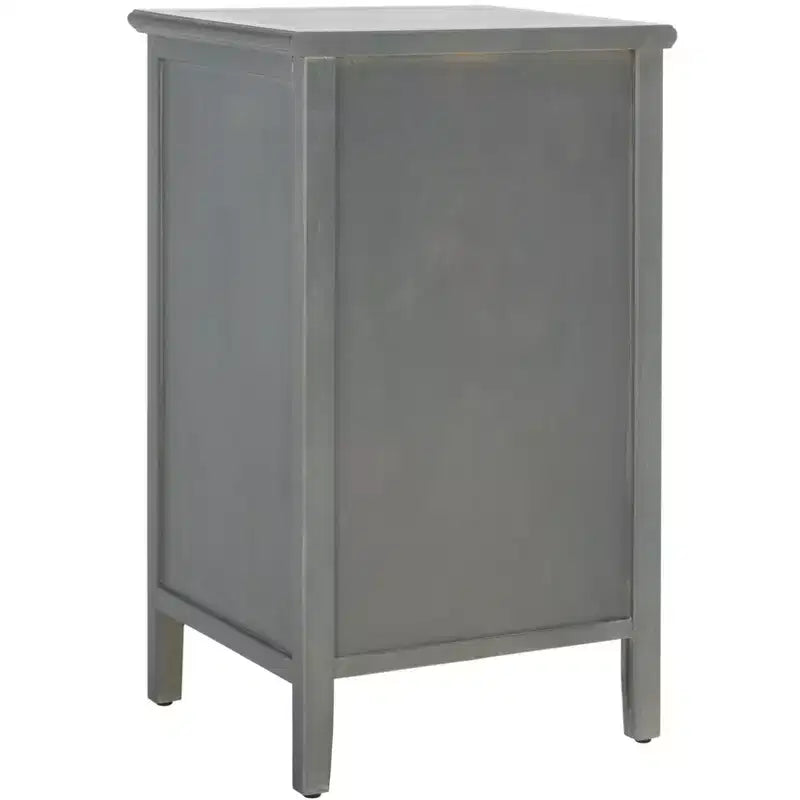 Table de chevet Ziva avec 1 tiroir et armoire en verre - AMH6630 - Safavieh Couture
