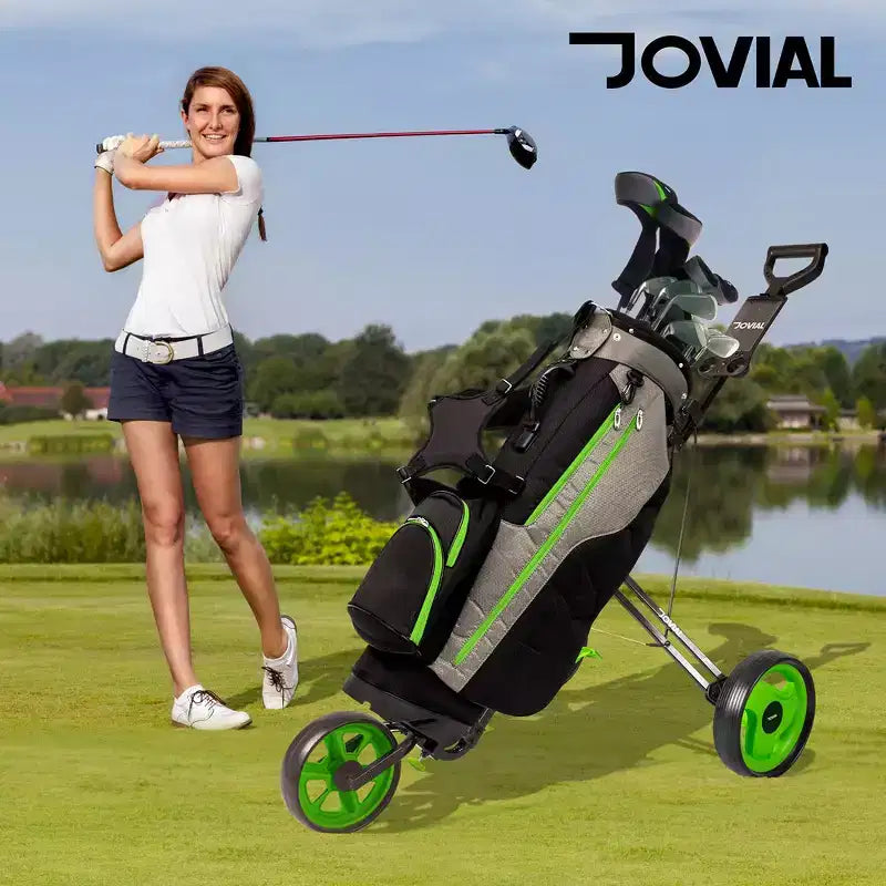Chariot de golf pliable à 3 roues Jovial - JOVGF26