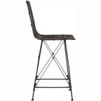 Minerva Tabouret de comptoir en osier (Lot de 2) - WIK6509 - Safavieh