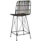 Minerva Tabouret de comptoir en osier (Lot de 2) - WIK6509 - Safavieh