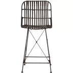 Minerva Tabouret de comptoir en osier (Lot de 2) - WIK6509 - Safavieh
