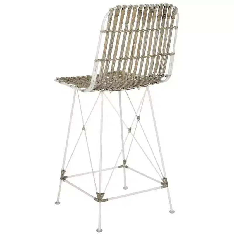 Minerva Tabouret de comptoir en osier (Lot de 2) - WIK6509 - Safavieh