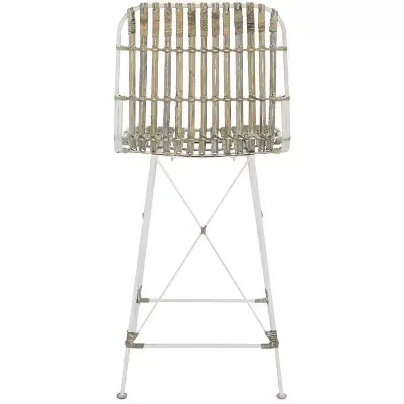 Minerva Tabouret de comptoir en osier (Lot de 2) - WIK6509 - Safavieh