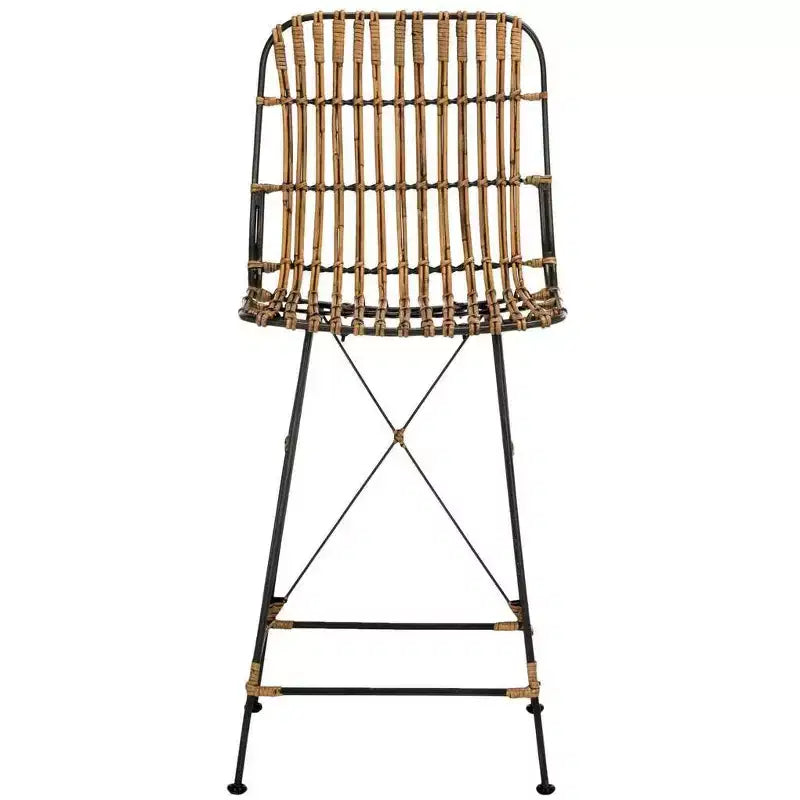 Minerva Tabouret de comptoir en osier (Lot de 2) - WIK6509 - Safavieh
