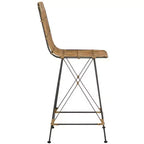 Minerva Tabouret de comptoir en osier (Lot de 2) - WIK6509 - Safavieh