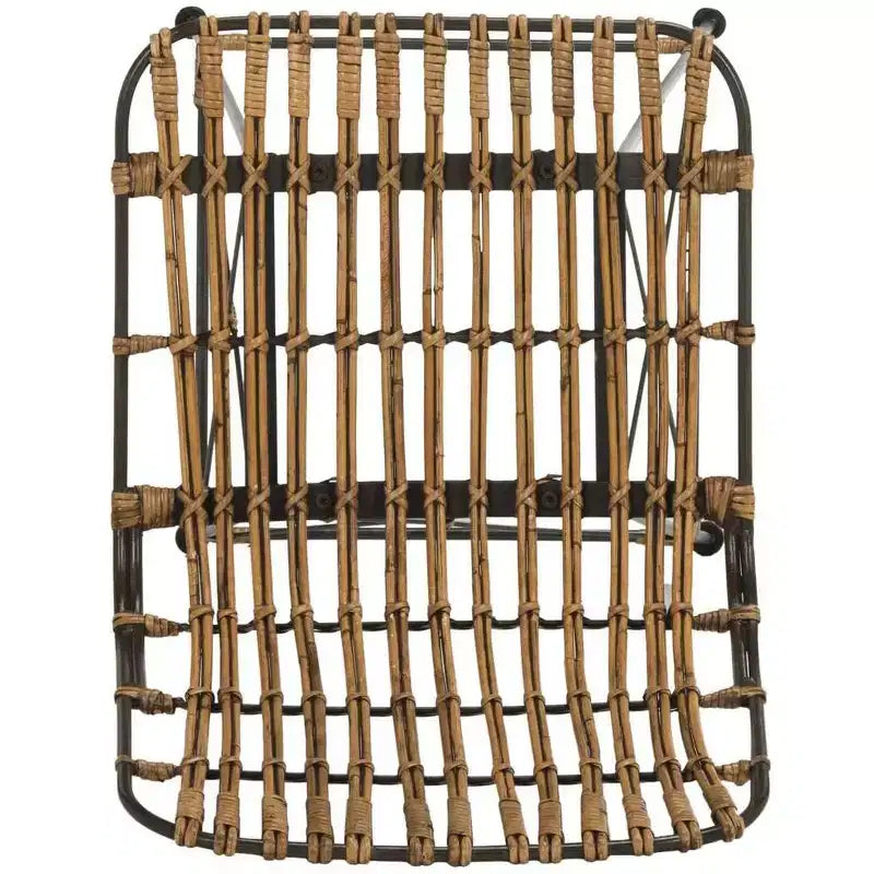 Minerva Tabouret de comptoir en osier (Lot de 2) - WIK6509 - Safavieh