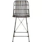 Minerva Tabouret de comptoir en osier (Lot de 2) - WIK6509 - Safavieh