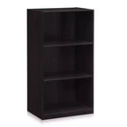 Furinno Basic Étagère de rangement à 3 cubes pour tout espace nécessitant une organisation, Noyer foncé