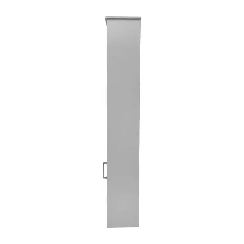 Meuble de rangement haut de salle de bain Flash Furniture Vega avec porte, étagère intérieure réglable et étagères supérieures ouvertes