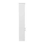 Meuble de rangement haut de salle de bain Flash Furniture Vega avec porte, étagère intérieure réglable et étagères supérieures ouvertes